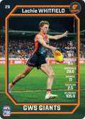 Teamcoach 2026 Base Common Card #26 Lachie Whitfield - GWS Giants