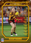 Teamcoach 2026 Base Common Card #29 James Sicily - Hawthorn