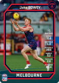 Teamcoach 2026 Base Common Card #31 Jake Bowey - Melbourne