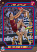 Teamcoach 2026 Base Common Card #63 Josh Dunkley - Brisbane Lions