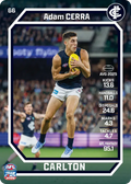 Teamcoach 2026 Base Common Card #66 Adam Cerra - Carlton