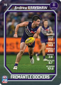 Teamcoach 2026 Base Common Card #79 Andrew Brayshaw - Fremantle