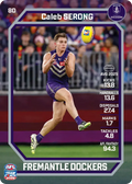Teamcoach 2026 Base Common Card #80 Caleb Serong - Fremantle