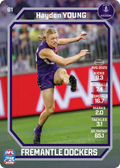 Teamcoach 2026 Base Common Card #81 Hayden Young - Fremantle