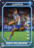 Teamcoach 2026 Base Common Card #101 Jy Simpkin - North Melbourne