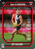 Teamcoach 2026 Base Common Card #110 Sam Flanders - St Kilda