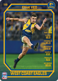 Teamcoach 2026 Base Common Card #119 Elliot Yeo - West Coast Eagles