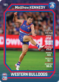 Teamcoach 2026 Base Common Card #121 Matthew Kennedy - Western Bulldogs