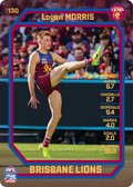 Teamcoach 2026 Base Common Card #130 Logan Morris - Brisbane Lions