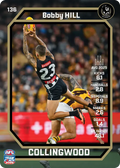 Teamcoach 2026 Base Common Card #136 Bobby Hill - Collingwood
