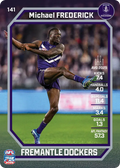 Teamcoach 2026 Base Common Card #141 Michael Frederick - Fremantle