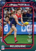 Teamcoach 2026 Base Common Card #158 Bayley Fritsch - Melbourne