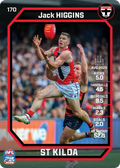 Teamcoach 2026 Base Common Card #170 Jack Higgins - St Kilda