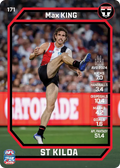 Teamcoach 2026 Base Common Card #171 Max King - St Kilda