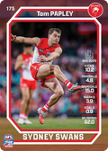 Teamcoach 2026 Base Common Card #175 Tom Papley - Sydney Swans