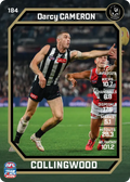 Teamcoach 2026 Base Common Card #184 Darcy Cameron - Collingwood