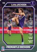 Teamcoach 2026 Base Common Card #186 Luke Jackson - Fremantle