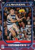 Teamcoach 2026 Base Common Card #187 Mark Blicavs - Geelong