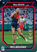 Teamcoach 2026 Base Common Card #191 Max Gawm - Melbourne