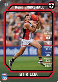 Teamcoach 2026 Base Common Card #195 Rowan Marshal - St Kilda
