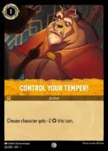 Lorcana - First Chapter - Control Your Temper! - 26/204 - Common