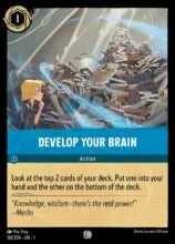 Lorcana - First Chapter - Develop Your Brain - 161/204 - Common