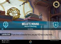 Disney Lorcana: Into the Inklands set 3. Belle's House "Maurice's Workshop" Enchanted trading card.