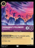 Disney Lorcana: Into the Inklands set 3. Chernabog's Followers "Mischievous Creatures" uncommon trading card.