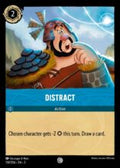 Disney Lorcana: Into the Inklands set 3. Distract common trading card.