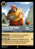 Disney Lorcana: Into the Inklands set 3. Gustav the Giant "Terror of the Kingdom" Rare trading card.
