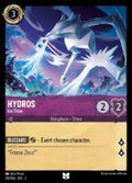 Disney Lorcana: Into the Inklands set 3. Hydros "Ice Titan" uncommon trading card.