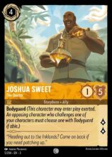 Disney Lorcana: Into the Inklands set 3. Joshua Sweet "The Doctor" common trading card.