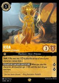Disney Lorcana: Into the Inklands set 3. Kida "Protector of Atlantis" legendary trading card.