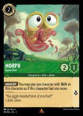 Disney Lorcana: Into the Inklands set 3. Morph "Space Goo" rare trading card.