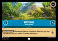 Disney Lorcana: Into the Inklands set 3. Motunui "Island Paradise" uncommon trading card.