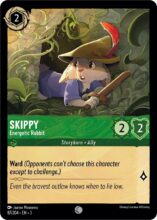 Disney Lorcana: Into the Inklands set 3. Skippy "Energetic Rabbit" common trading card.