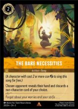 Disney Lorcana: Into the Inklands set 3. The Bare Necessities rare trading card.