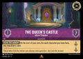 Disney Lorcana: Into the Inklands set 3. The Queen's Castle "Mirror Chamber" rare trading card.