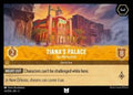 Disney Lorcana: Into the Inklands set 3. Tiana's Palace "Jazz Restaurant" uncommon trading card.