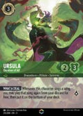 Disney Lorcana: Into the Inklands set 3. Ursula "Deceiver of All" Enchanted trading card.