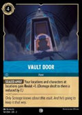 Disney Lorcana: Into the Inklands set 3. Vault Door common trading card.