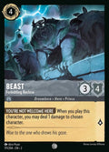 Disney Lorcana Set 2 Rise of the Floodborn. Beast "Forbidding Recluse" common trading card.