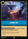 Disney Lorcana Set 2 Rise of the Floodborn. Gumbo Pot common trading card.