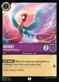 Disney Lorcana Set 2 Rise of the Floodborn. HeiHei "Persistent Presence" uncommon trading card.