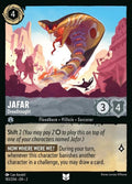 Disney Lorcana Set 2 Rise of the Floodborn. Jafar "Dreadnought" uncommon trading card.