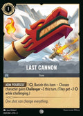Disney Lorcana Set 2 Rise of the Floodborn. Last Cannon common card.