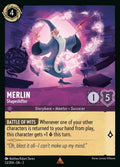 Disney Lorcana Set 2 Rise of the Floodborn. Merlin "Shapeshifter" rare trading card.