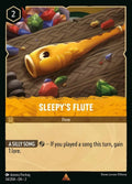 Disney Lorcana Set 2 Rise of the Floodborn. Sleepy's Flute rare trading card.