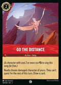Disney Lorcana Set 2 Rise of the Floodborn. Go the Distance common trading card.