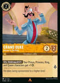 Disney Lorcana Set 2 Rise of the Floodborn. Grand Duke "Advisor to the King" rare trading card.